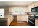 Well-lit kitchen with ample counter space, modern appliances, and stylish finishes, ideal for culinary enthusiasts at 4130 Providnce Square, Alpharetta, GA 30009