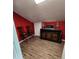 Bonus room includes a bar area and seating, great for entertaining at 6210 Douglas Manor Ct, Douglasville, GA 30134