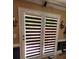The patio door showcases horizontal blinds and access to an outdoor living space at 6210 Douglas Manor Ct, Douglasville, GA 30134