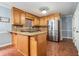 Well-equipped kitchen featuring stainless steel appliances and granite countertops at 1235 Waterwood Dr, Loganville, GA 30052
