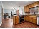 Well-equipped kitchen featuring stainless steel appliances and granite countertops at 1235 Waterwood Dr, Loganville, GA 30052