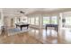 Large game room featuring hardwood floors, pool table, and foosball table at 3718 Lake Vis, Douglasville, GA 30135