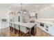 Modern kitchen with a large center island, stainless steel appliances, and ample counter space at 3718 Lake Vis, Douglasville, GA 30135