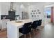 Stylish kitchen featuring a spacious island, modern appliances, and elegant finishes at 989 Bibbs Circle Nw # 25, Atlanta, GA 30318