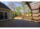 Spacious outdoor deck with pergola, ideal for entertaining and enjoying backyard views at 1021 Oakpointe Pl, Dunwoody, GA 30338