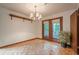 Cozy deck at the back of the house with direct access to nature at 2174 Kinridge Rd, Marietta, GA 30062