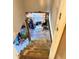 View of the basement from the top of the stairs, showing storage space at 401 Mount Tabor Church Rd, Dallas, GA 30157