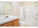 This bathroom features a bathtub and a single sink at 6540 Arbor Gate Sw Dr # 3, Mableton, GA 30126