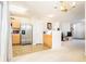 Bright eat-in kitchen with stainless steel refrigerator at 6540 Arbor Gate Sw Dr # 3, Mableton, GA 30126