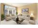 Cozy living room with large windows, comfortable seating, and neutral décor at 3505 Belridge Ln, Smyrna, GA 30080