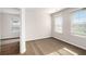 Bedroom with two large windows at 3658 Madison St, College Park, GA 30337