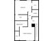 Second floor plan featuring bedrooms, bathrooms, laundry, and walk-in closets at 2555 Flat Shoals Road Rd # 1104, College Park, GA 30349