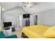 Comfortable main bedroom with vaulted ceilings and lots of storage space at 752 Wood Bend Ct, Riverdale, GA 30296
