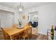 Inviting dining room with views into the living area provides ample space for entertaining at 1771 Defoor Nw Ave # D, Atlanta, GA 30318