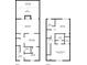 Detailed floor plan showcases the layout of the two-story home at 1771 Defoor Nw Ave # D, Atlanta, GA 30318