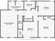 Second level floorplan displaying the primary bedroom, bathrooms, and additional bedrooms at 2696 Chancellor Way, Duluth, GA 30096