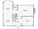 Main level floorplan showcasing an open layout, including the living room, kitchen, and dining room at 2696 Chancellor Way, Duluth, GA 30096