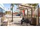 Cascade Heights community bus stop with covered seating and route information at 2873 Bob White Sw Dr, Atlanta, GA 30311