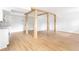 Bright living space with stylish wooden beams and hardwood floors at 2873 Bob White Sw Dr, Atlanta, GA 30311