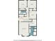 Second floor plan featuring bedrooms, bathrooms, and walk-in closet at 5152 Rapahoe Trl, Atlanta, GA 30349