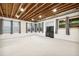 Finished basement features large windows, recessed lighting, and ample living space at 4960 Haydens Walk Dr, Johns Creek, GA 30022