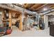Spacious unfinished basement area featuring exposed ductwork and mechanical systems at 4960 Haydens Walk Dr, Johns Creek, GA 30022