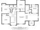 Detailed floor plan showcasing layout of rooms including primary bedroom, bedrooms, and bathrooms at 4960 Haydens Walk Dr, Johns Creek, GA 30022