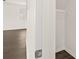 The closet features wire shelving and hardwood floors, offering ample storage at 613 Lobelia Way, Locust Grove, GA 30248