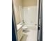 Clean bathroom features a tub-shower, white tile, and modern fixtures at 6605 New Ridge Court Ct, Cumming, GA 30041