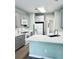 Modern kitchen featuring stainless steel appliances and ample counter space at 6605 New Ridge Court Ct, Cumming, GA 30041