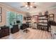 Versatile bedroom featuring a dedicated workstation and custom shelving, ideal for work or hobbies at 1580 Smyrna Sw Rd, Conyers, GA 30094