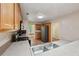 Well-equipped kitchen featuring stainless appliances and access to the dining area at 25 Pebble Creek Dr, Covington, GA 30016