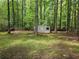 Shed with fresh paint on a large lot at 85 Holly Dr, Carrollton, GA 30116