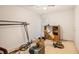 The bedroom includes a ceiling fan and window for natural light at 4732 Browns Mill Ferry Rd, Lithonia, GA 30038