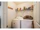 The laundry room features a washer and dryer for convenience at 4732 Browns Mill Ferry Rd, Lithonia, GA 30038