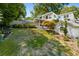 Spacious backyard with lush green lawn, mature trees, and manicured landscaping at 522 Trabert Nw Ave, Atlanta, GA 30309