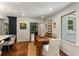 Open-concept dining area with natural light and elegant decor at 522 Trabert Nw Ave, Atlanta, GA 30309