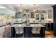 Modern kitchen featuring a center island, stainless steel appliances, and ample counter space at 522 Trabert Nw Ave, Atlanta, GA 30309