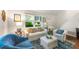 Cozy living room with large window, comfortable seating and hardwood flooring at 522 Trabert Nw Ave, Atlanta, GA 30309
