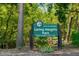 Loring Heights Park sign, providing a community space that is closed from 11 PM - 6 AM at 522 Trabert Nw Ave, Atlanta, GA 30309