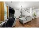 Cozy living room with fireplace and nice furniture at 468 Lake Ridge Ln, Fairburn, GA 30213