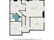Basement floor plan includes bedroom, recreation room, utility room, and full bath at 200 Ridge Bluff Ln, Suwanee, GA 30024