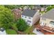 Aerial view of home featuring a private, fenced backyard with patio at 2321 Norbury Se Cv, Smyrna, GA 30080