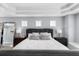 Bedroom showcasing recessed ceilings, large mirror, and neutral colors for a serene and relaxing feel at 2321 Norbury Se Cv, Smyrna, GA 30080
