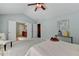 Spacious main bedroom with access to the main bath at 475 Bayswater Way, Suwanee, GA 30024