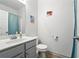 This is a bathroom with a white sink and a toilet at 4975 Skyland Pkwy, Cumming, GA 30028