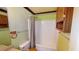 Bathroom featuring a shower/tub, wooden vanity, and decorative fixtures at 210 Overview Ct, Villa Rica, GA 30180