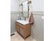 Stylish bathroom with wooden vanity and modern fixtures at 2193 Kildare Nw Way, Kennesaw, GA 30152