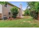 Backyard with lawn and a tall tree at 4515 Ambassador Way, Cumming, GA 30040