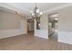 Bright dining area showcasing modern flooring, wainscoting and an open layout to the kitchen at 2907 Timbercreek Cir, Roswell, GA 30076